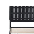 Modern King Bed with Slatted Headboard by Middlebrook Designs