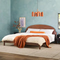 Solid Pine King Bed with Arched Headboard by Middlebrook Designs