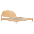 Solid Pine King Bed with Arched Headboard by Middlebrook Designs