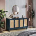 Rattan Storage Sideboard Cabinet