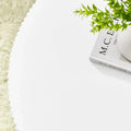 15.72-Inch Nordic H-Barrel Coffee Table - Simple Design for Indoor and Outdoor Use, Made from Durable Magnesium Oxide