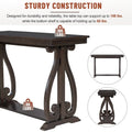 48-Inch Rustic Vintage Console Table - Farmhouse Entryway Furniture