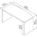 Bush Business Furniture Echo 60W Bow Front Desk
