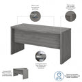Bush Business Furniture Echo 60W Bow Front Desk