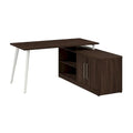 Bush Business Furniture Vista 60-Inch L-Shaped Desk with Storage Cabinet