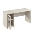 Lennox 60-Inch Farmhouse Desk with Storage Cabinet from Bush Furniture