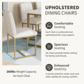 7-Piece Contemporary Faux Marble Dining Set with 6 Upholstered Chairs