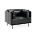 Christopher Knight Home Daphne Faux Leather Lounge Chair