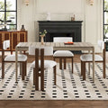 Set of 4 Astura Upholstered Dining Chairs with Iron Frame by Christopher Knight Home