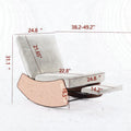 GDFStudio Contemporary Rocking Recliner with Footrest
