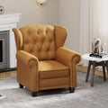 Contemporary Tufted Push-Back Recliner Armchair