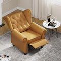 Contemporary Tufted Push-Back Recliner Armchair