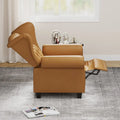 Contemporary Tufted Push-Back Recliner Armchair