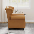 Contemporary Tufted Push-Back Recliner Armchair