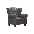 Contemporary Tufted Push-Back Recliner Armchair
