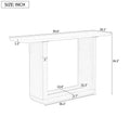 Christopher Knight Home - Mirod Stylish Minimalist Console Table with Curved Corners and U-Base