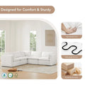 Cypress 141W L-Shaped Power Sectional Sofa with Electric Recliners