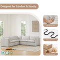 Cypress 141W L-Shaped Power Sectional Sofa with Electric Recliners