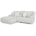 Signature Design by Ashley Top Tier 3-Piece Reclining Sectional Sofa with Chaise - Dimensions: 105W x 74D x 41H