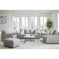 Signature Design by Ashley Stairatt Gray 4-Piece Upholstered Set - Dimensions: 86W x 38D x 39H