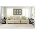 Signature Design by Ashley Center Line 3-Piece Power Reclining Sectional Sofa - Dimensions: 110.5"W x 40"D x 35"H