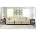 Signature Design by Ashley Center Line 3-Piece Power Reclining Sectional Sofa - Dimensions: 110.5"W x 40"D x 35"H