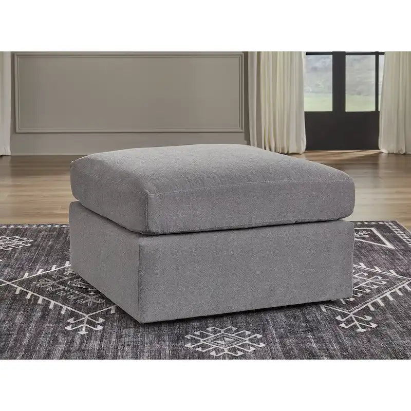 Signature Design by Ashley Modmax Dark Gray Extra-Large Accent Ottoman
