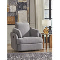 Signature Design by Ashley Modmax Dark Gray Reclining Swivel Glider Chair