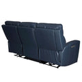 81.5" Genuine Leather Zero Gravity Power Recliner Sofa with Power Headrest and USB/USB-C Ports