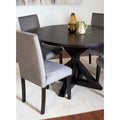 Modern 5-Piece Compact Dining Set with Chrome Nailhead Trim Chairs for Kitchen