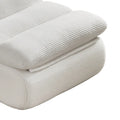 34-Inch Modern Upholstered Sofa with Ottoman - Perfect for Small Spaces
