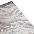 Contemporary Rectangular Coffee Table with Sturdy Base and Imitation Marble Finish for Living Room