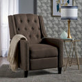 Roomfitters Classic Fabric Push-Back Recliner Chair - Elegant Seating for Living Room and Bedroom