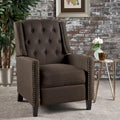 Roomfitters Classic Fabric Push-Back Recliner Chair - Elegant Seating for Living Room and Bedroom
