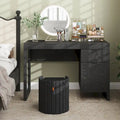 Computer Desk with Storage Cabinet and Pull-Out Drawer - Sturdy Design
