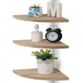 Corner Wall Shelves - Dimensions: 10D x 10W x 0.7H