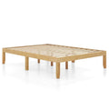 Costway 14-Inch Wooden Platform Bed Frame for Twin, Full, and Queen Sizes with Rubber Support