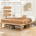 Costway 14-Inch Wooden Platform Bed Frame for Twin, Full, and Queen Sizes with Rubber Support