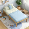 Costway 14-Inch Wooden Platform Bed Frame for Twin, Full, and Queen Sizes with Rubber Support