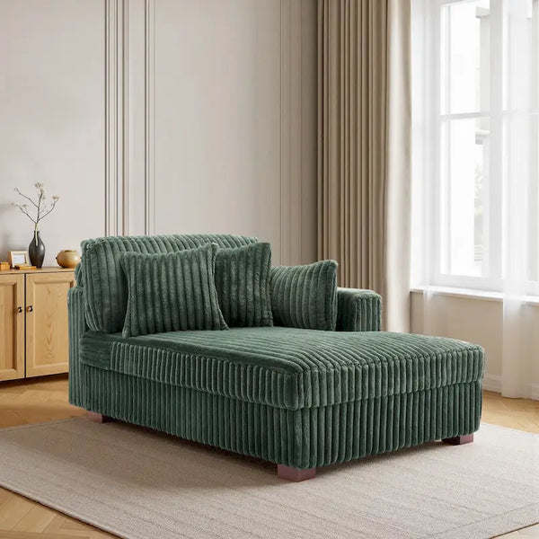 DREAMSIDEA Extra-Large Right-Facing Chaise Lounge Sofa