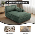 DREAMSIDEA Extra-Large Right-Facing Chaise Lounge Sofa