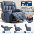 Heat and Massage Recliner Chair with Remote Control