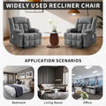 Heat and Massage Recliner Chair with Remote Control