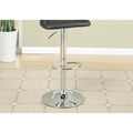 Set of 2 Adjustable Swivel Counter Height Bar Stools with Hollow Back and Armrests for Kitchen Island