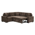 Roomfitters L-Shaped Pull-Out Sofa Bed with Wheels, USB Ports, and Power Outlets – Versatile Sleeper Sofa for Ultimate Living Room Comfort