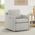 Nora Electric Reclining Swivel Chair with Footrest