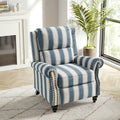 Nail-Head Trimmed Pushback Recliner with Padded Seat