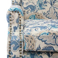 Pair of Stylish Upholstered Accent Chairs with Patterns for Living Room