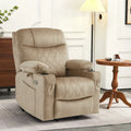MCombo Compact Dual Motor Power Lift Recliner Chair with Massage, Dual Heating, and Adjustable Headrest - Model 7222