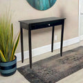 Porch & Den Holly Hill Solid Acacia Console Table with 1 Drawer